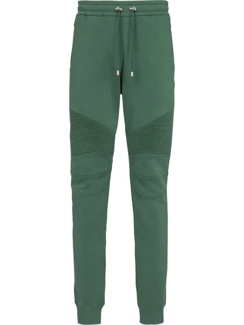 drawstring cotton track pants
