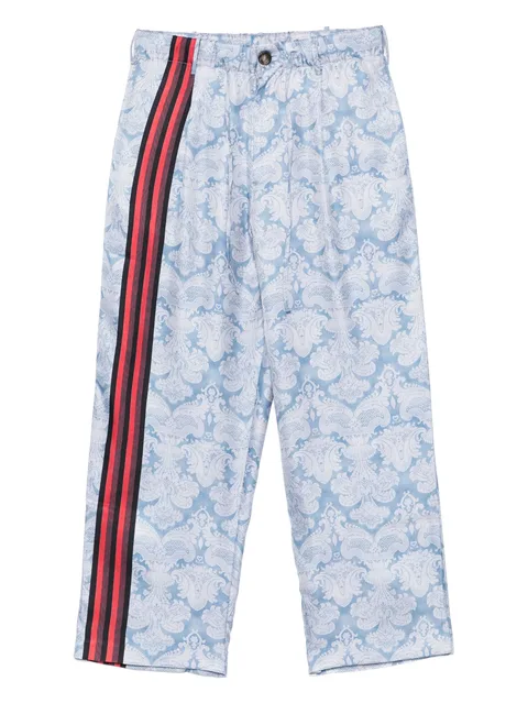 blue trousers