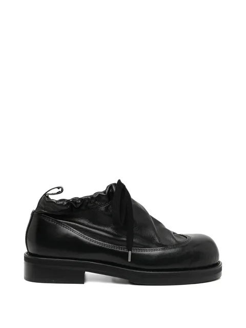 leather derby shoes