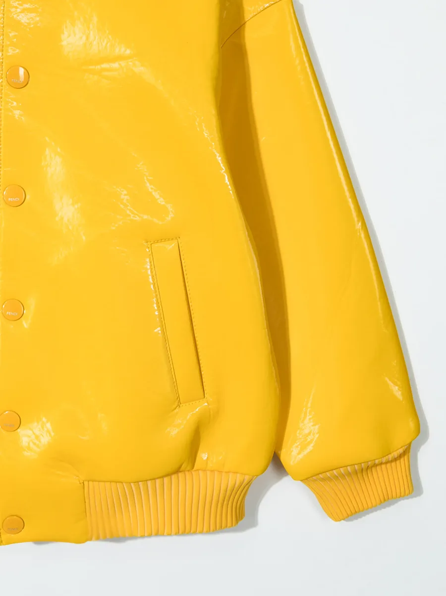 high-shine bomber jacket 6
