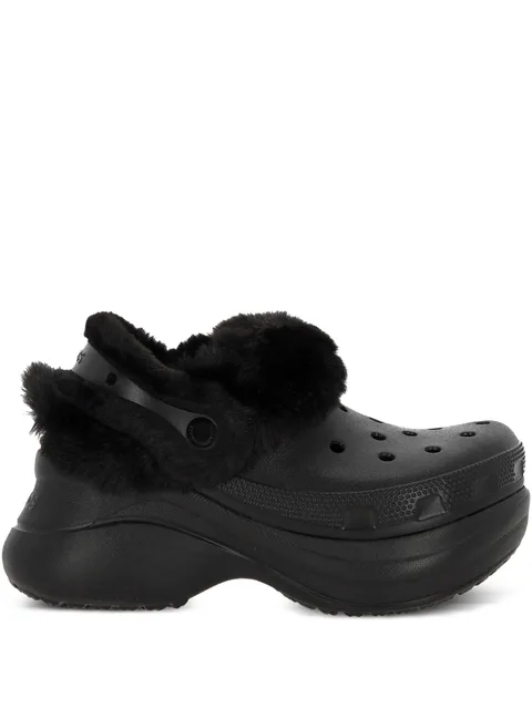 Bae textured lined platform slip-on