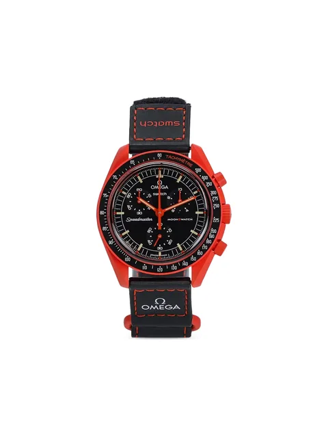 наручные часы Speedmasters MoonSwatch 42 мм из коддаборации с Swatch