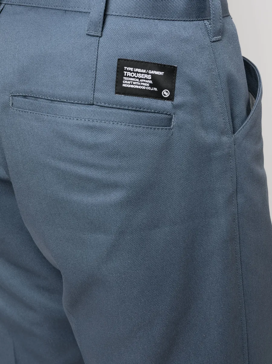 logo-patch wide-leg trousers 9