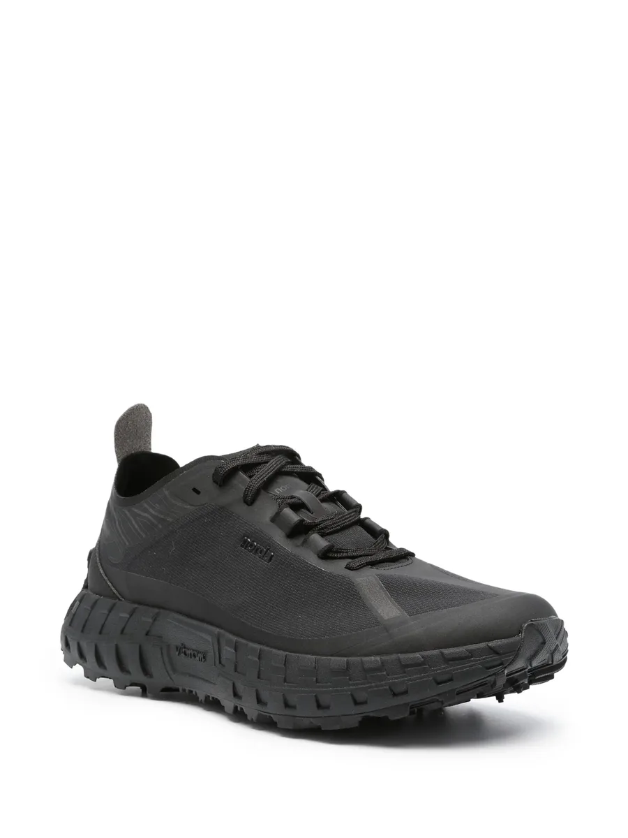 001 panelled lace-up sneakers 4