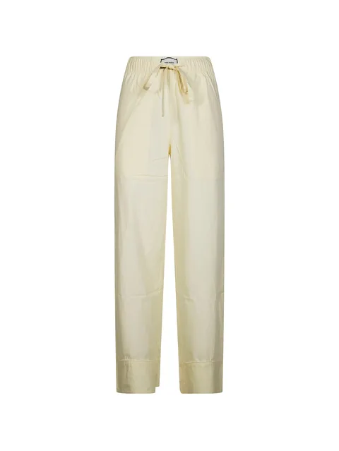 drawstring-waist trousers