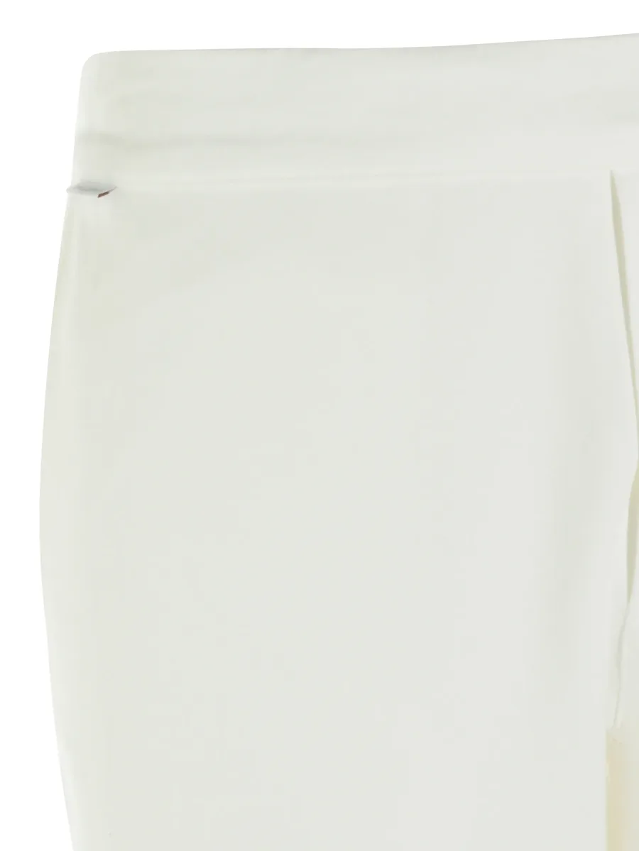 elasticated-waistband trousers 6