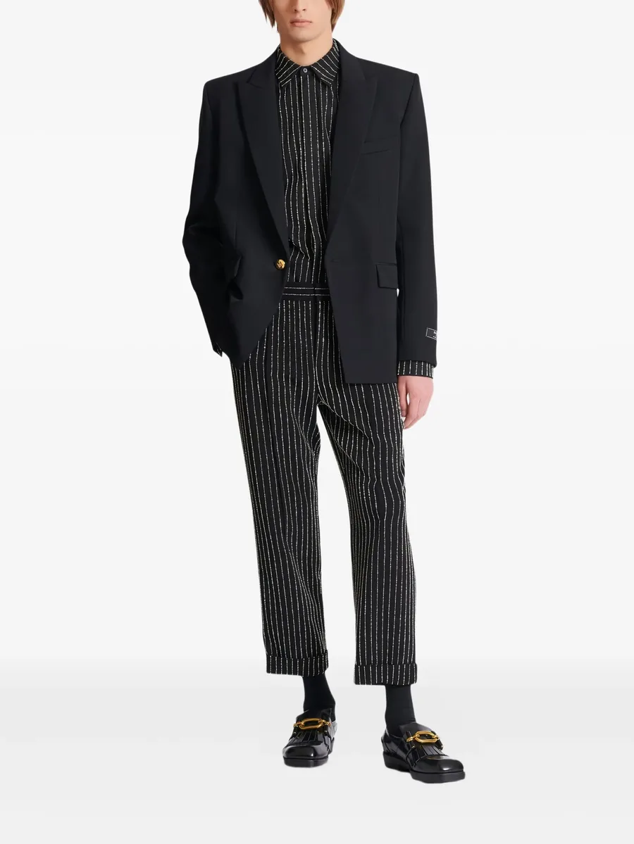 crystal-stripes trousers 3