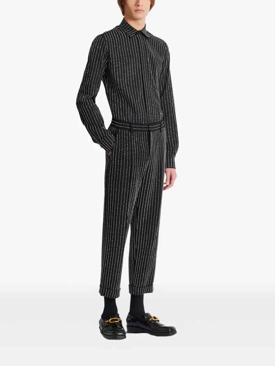 crystal-stripes trousers 5