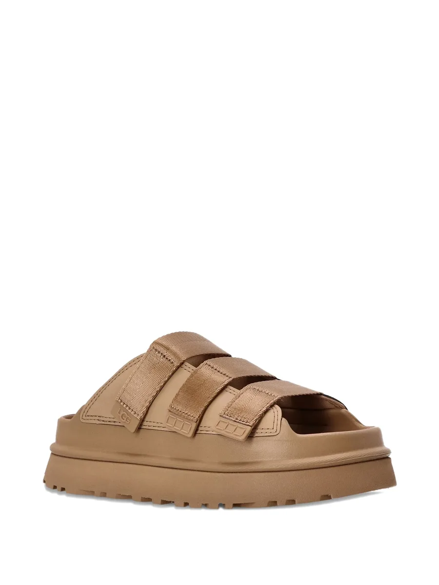 GoldenGlow touch-strap sandals 4