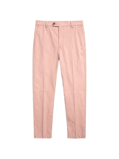 straight-leg tailored trousers