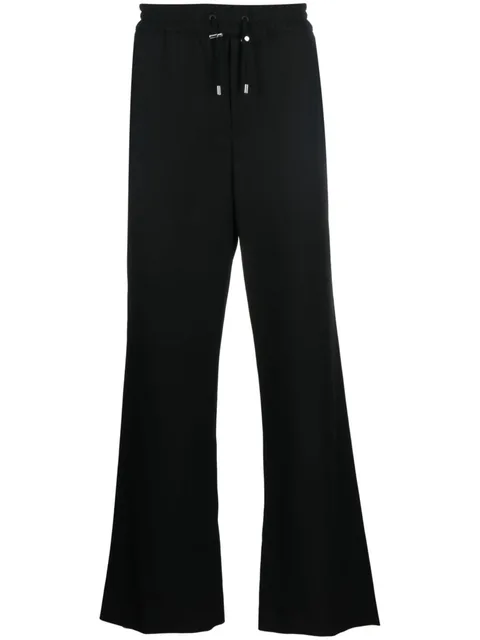 wide-leg virgin-wool trousers