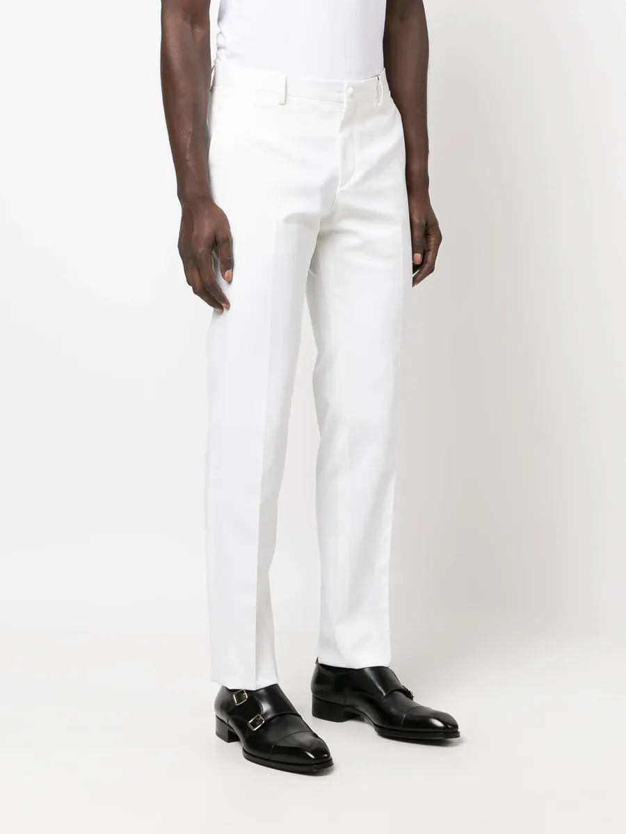 Lord-fit twill chino trousers 6