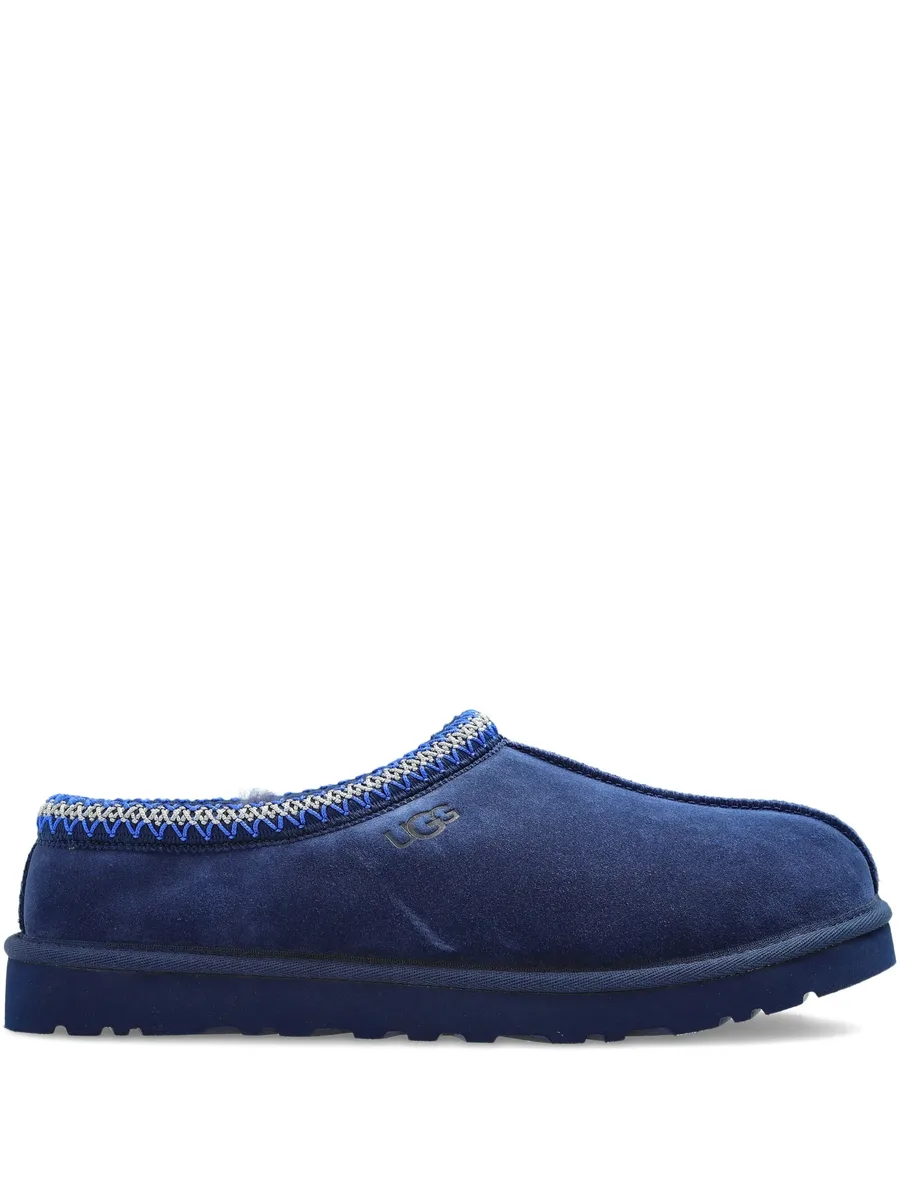 suede stitched slippers 1