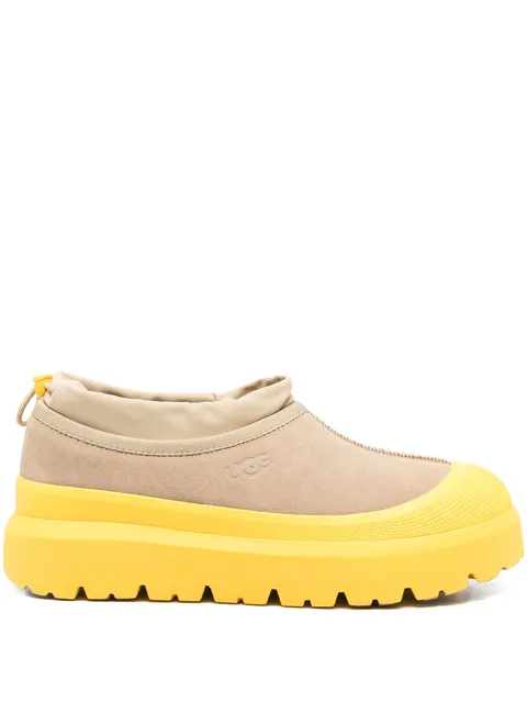 suede platform slip-on sneakers