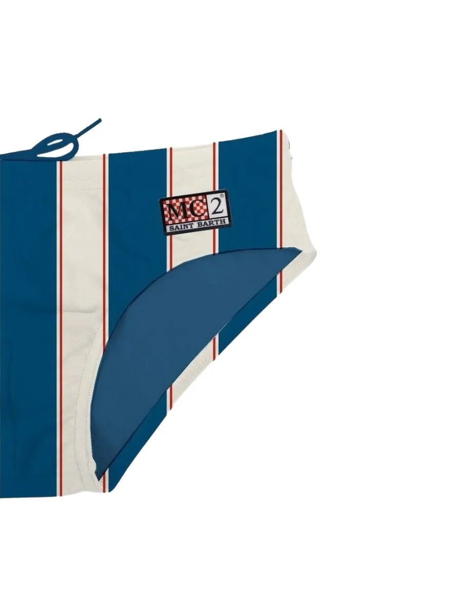 Cayo striped swimming trunks 4
