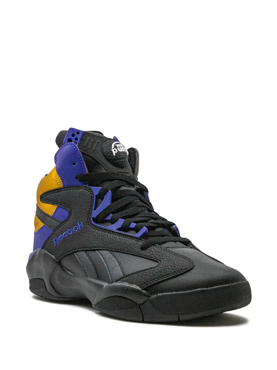 Shaq Attaq "Core Black/Bold Purple/Collegiate Gold" sneakers 3