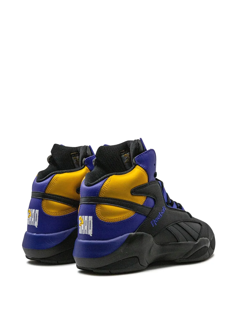 Shaq Attaq "Core Black/Bold Purple/Collegiate Gold" sneakers 5