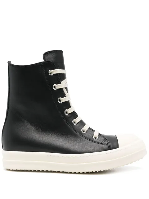leather sneakers