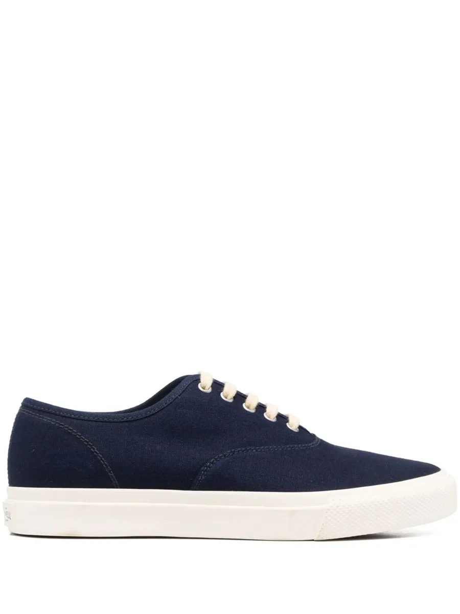 denim low-top sneakers 2