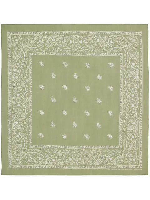 paisley-print scarf