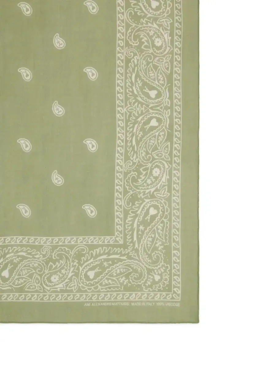 paisley-print scarf 4