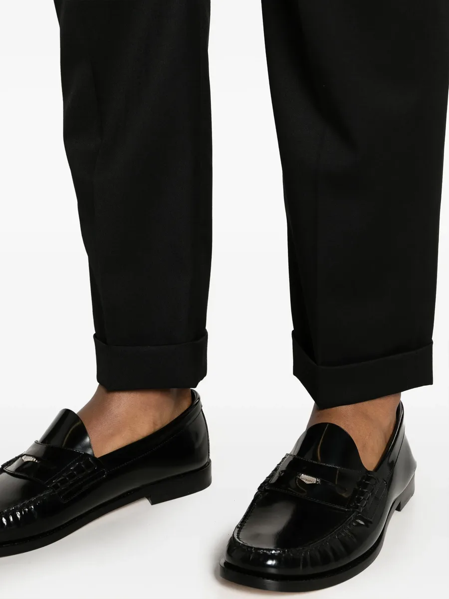 tapered wool trousers 9