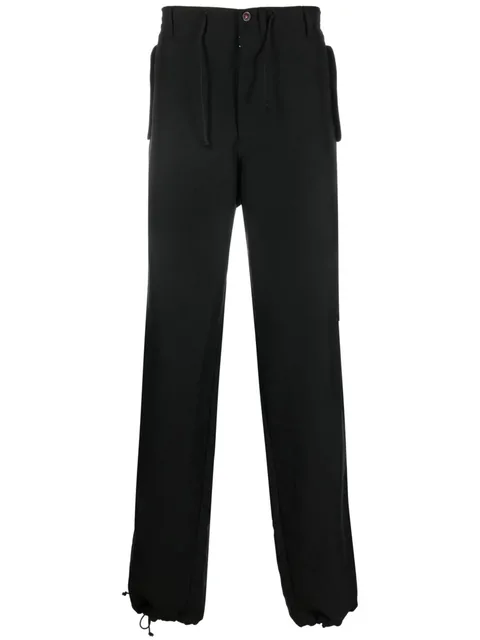 straight-leg cargo trousers