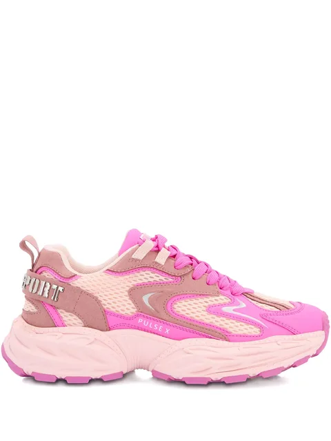 Pulse X mesh lettering sneakers