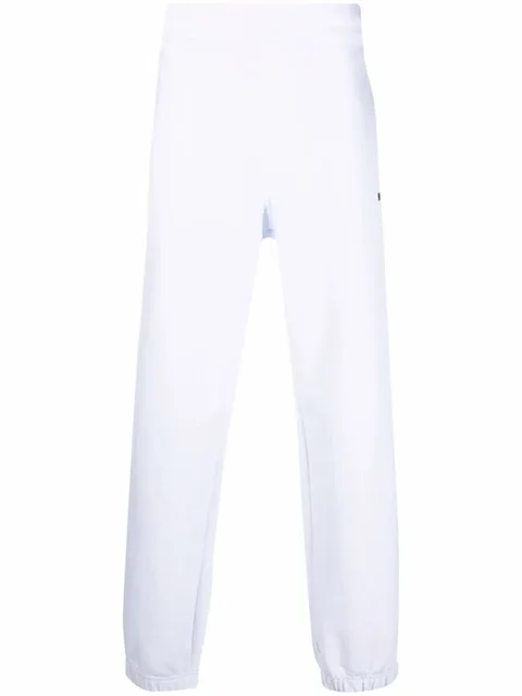 logo-print tapered cotton joggers