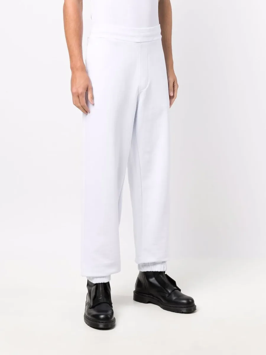 logo-print tapered cotton joggers 5