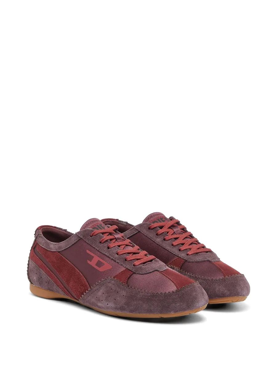 D-Mile-Flat sneakers with suede overlays 4