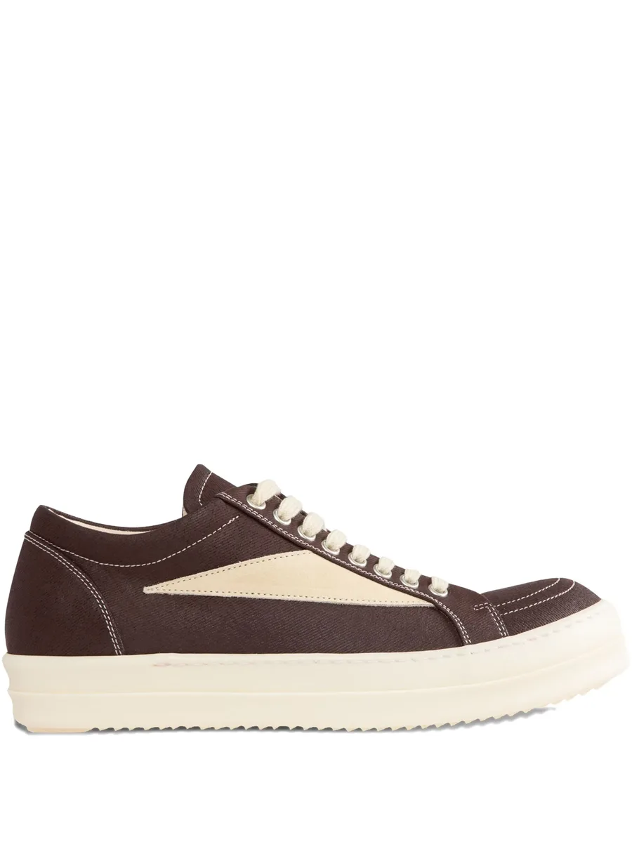 panelled lace-up sneakers 2