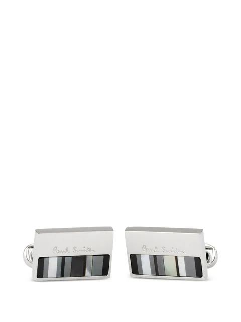 logo-engraved cufflink