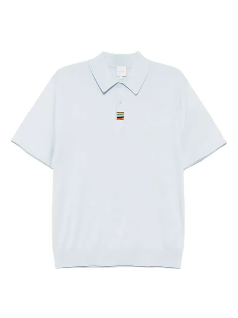 signature stripe detail polo shirt