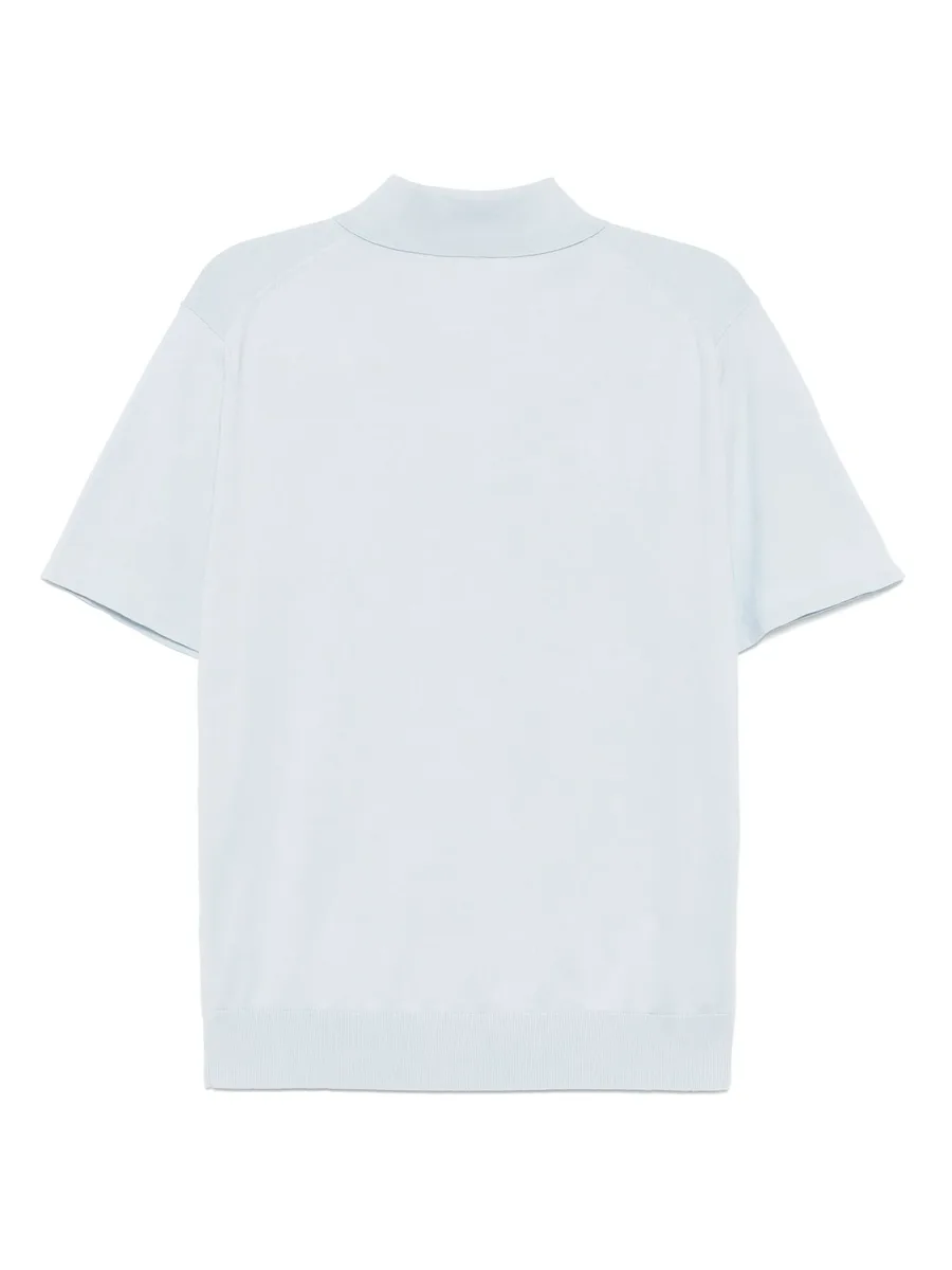 signature stripe detail polo shirt 4