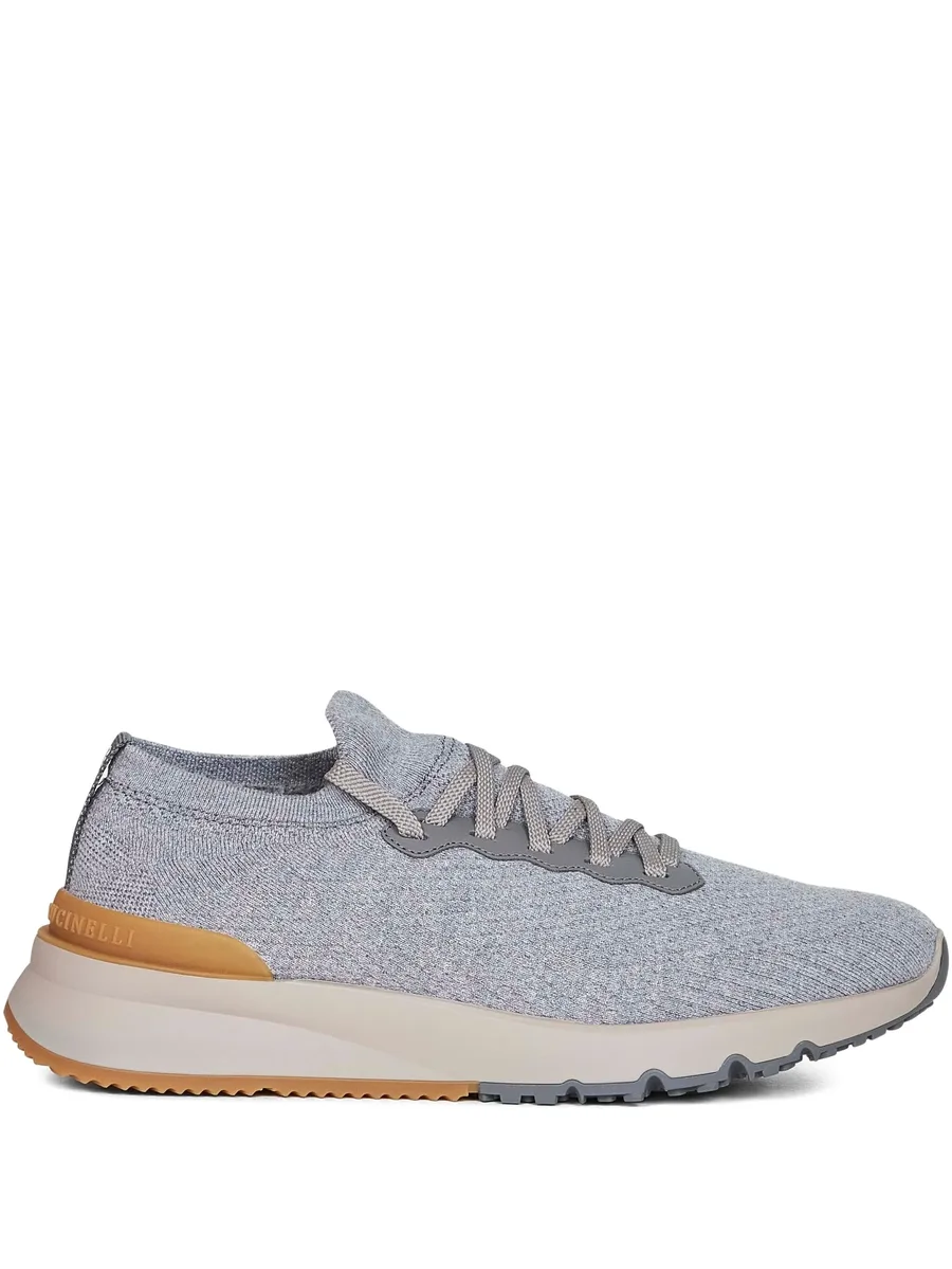 jacquard wool knit sneakers 2