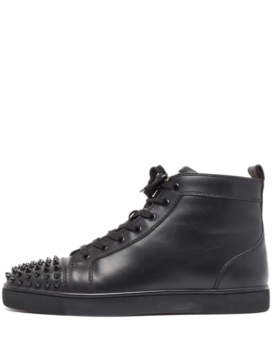 studded leather sneakers 2