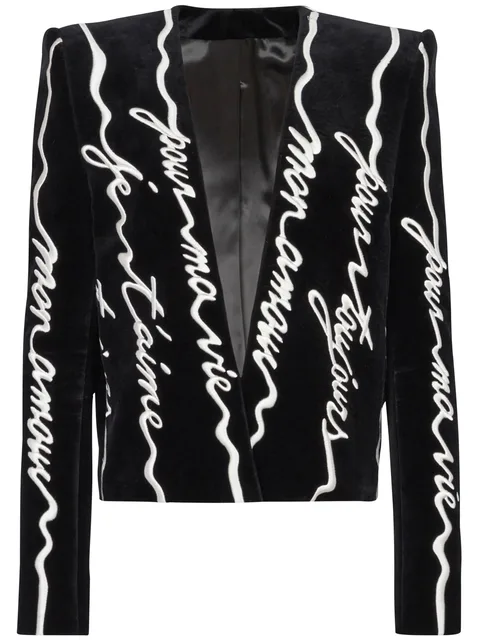 Spencer embroidered blazer