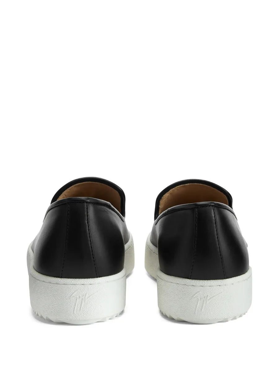logo-plaque slip-on sneakers 6