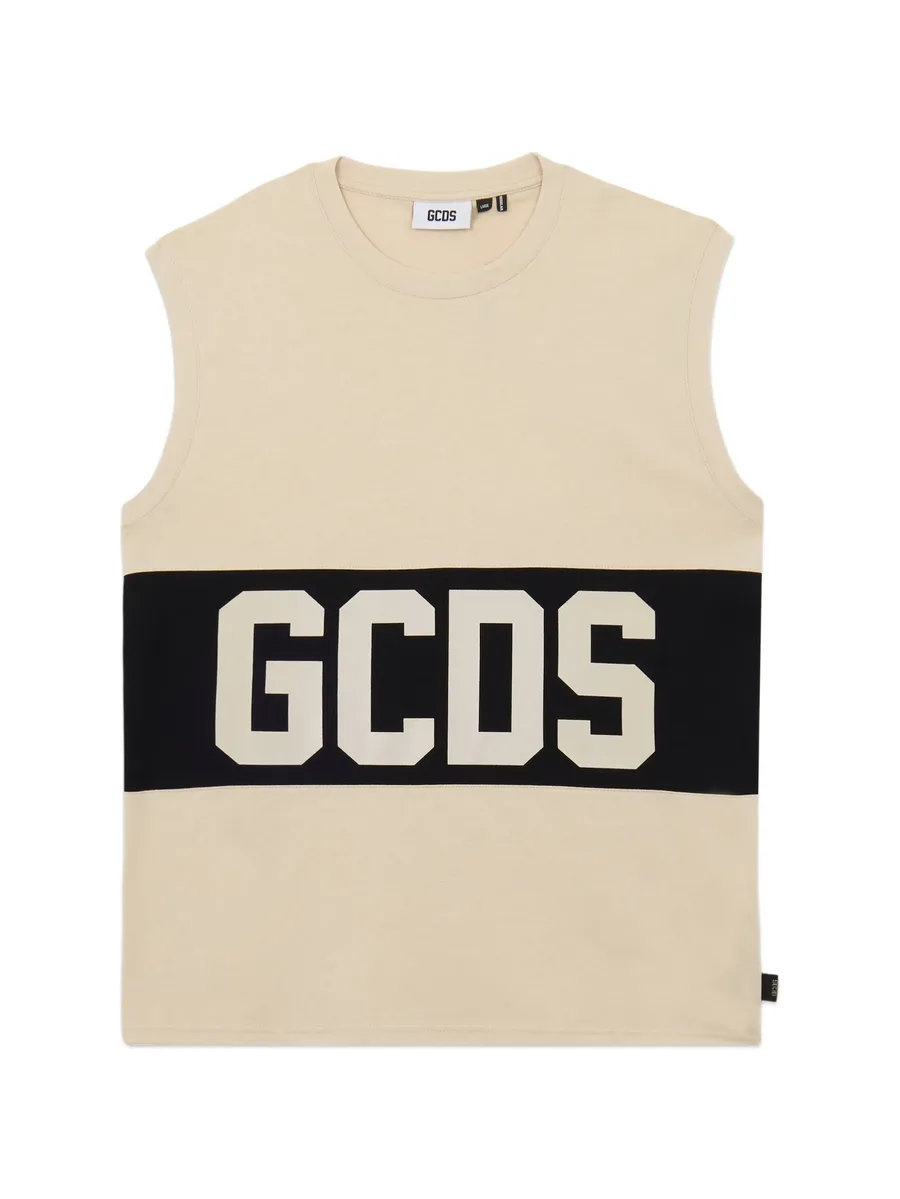 logo sleeveless T-shirt 2