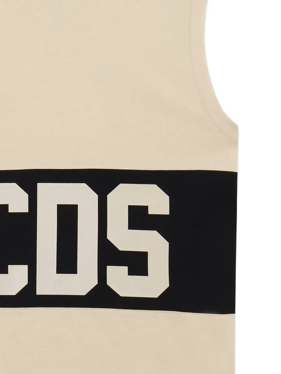 logo sleeveless T-shirt 4