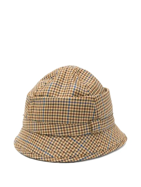 buckle-detail hat