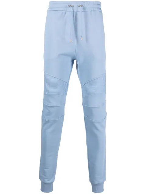 elastic-waist cotton sweat pants