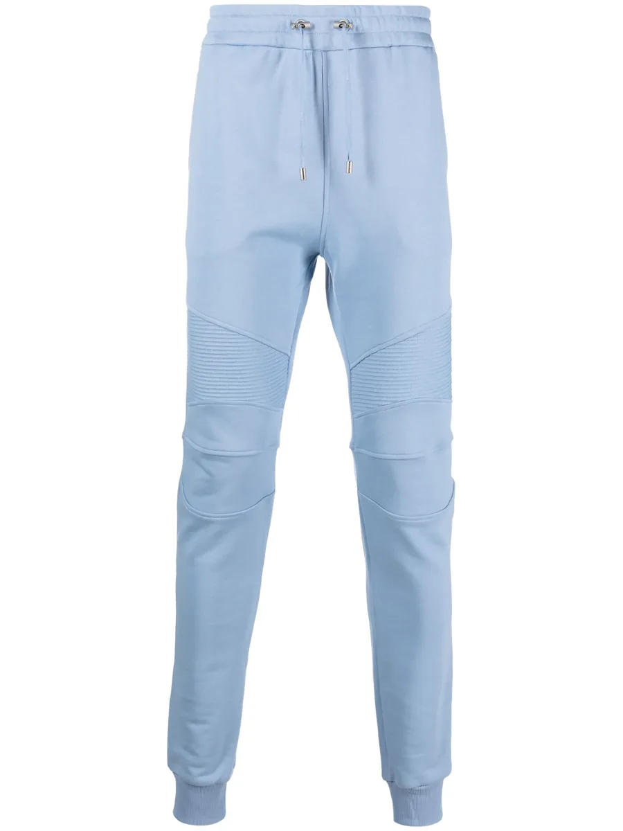 elastic-waist cotton sweat pants 2