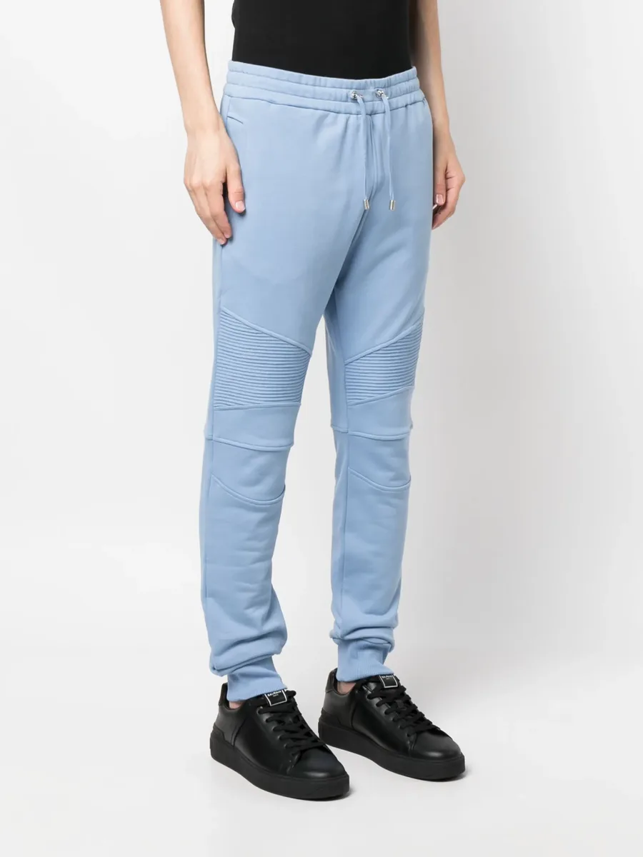 elastic-waist cotton sweat pants 5
