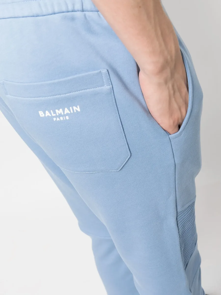 elastic-waist cotton sweat pants 10