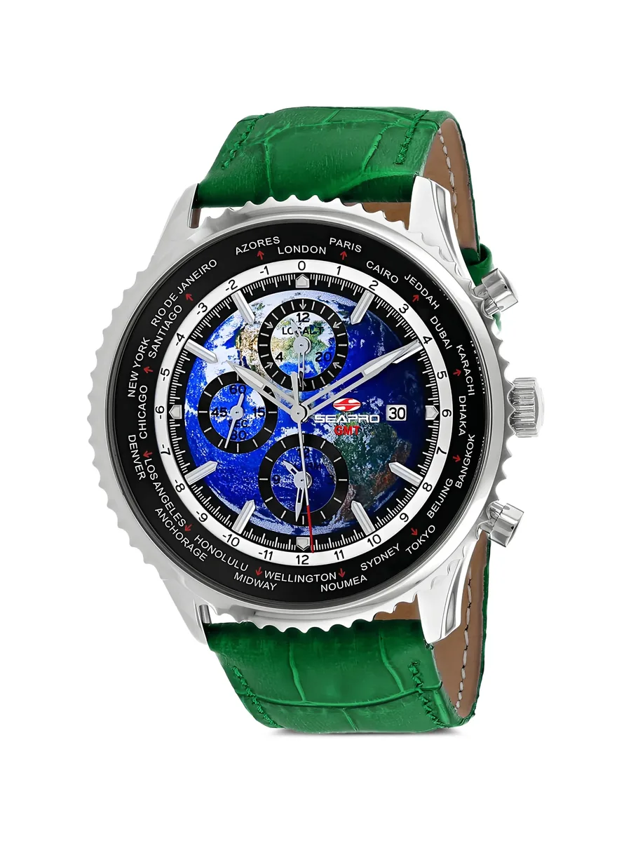 наручные часы Meridian World Timer GMT 47 мм 2