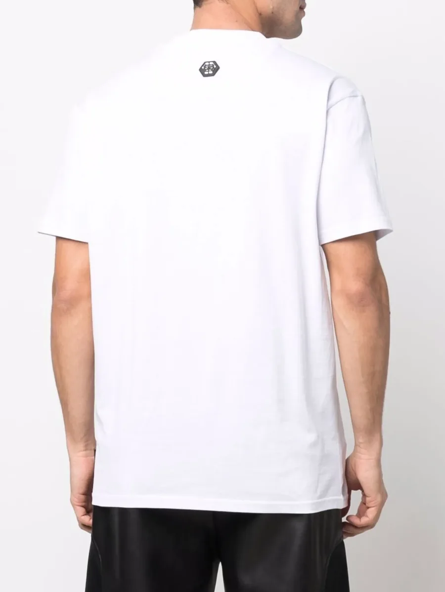skull and logo-print T-shirt 10