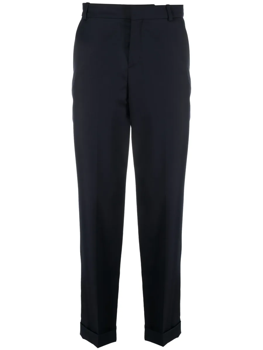 cropped straight-leg trousers 2