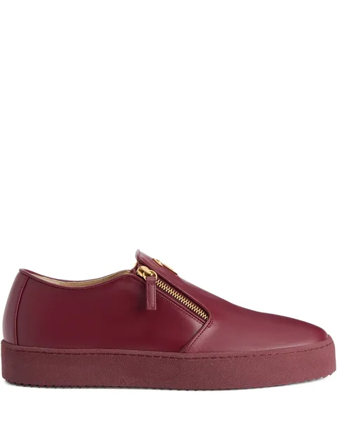 Gz-kobe signature-detail zipped slip-ons